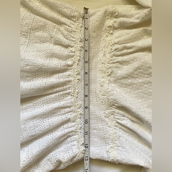 Isabel Garcia white embroidered off the shoulder maxi dress - Picture 7 of 16